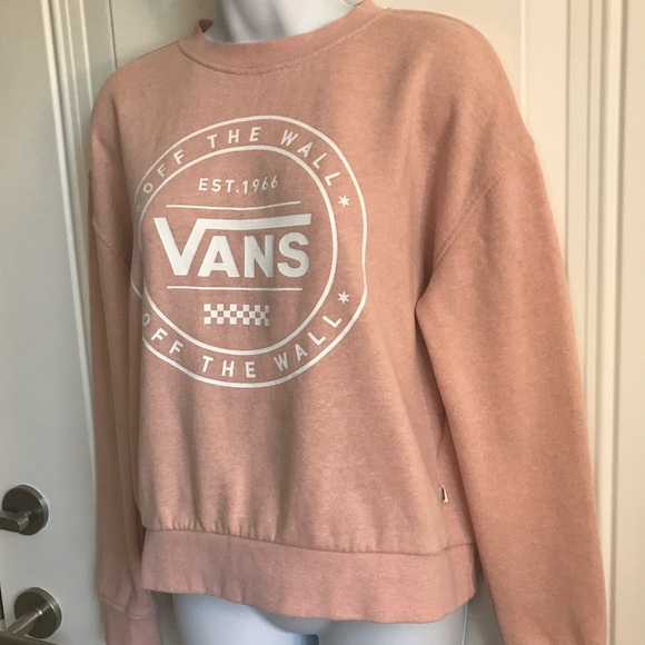 VANS Off the Wall Brand pink cotton/poly blend crewneck sweatshirt size S in EUC - Picture 8 of 16